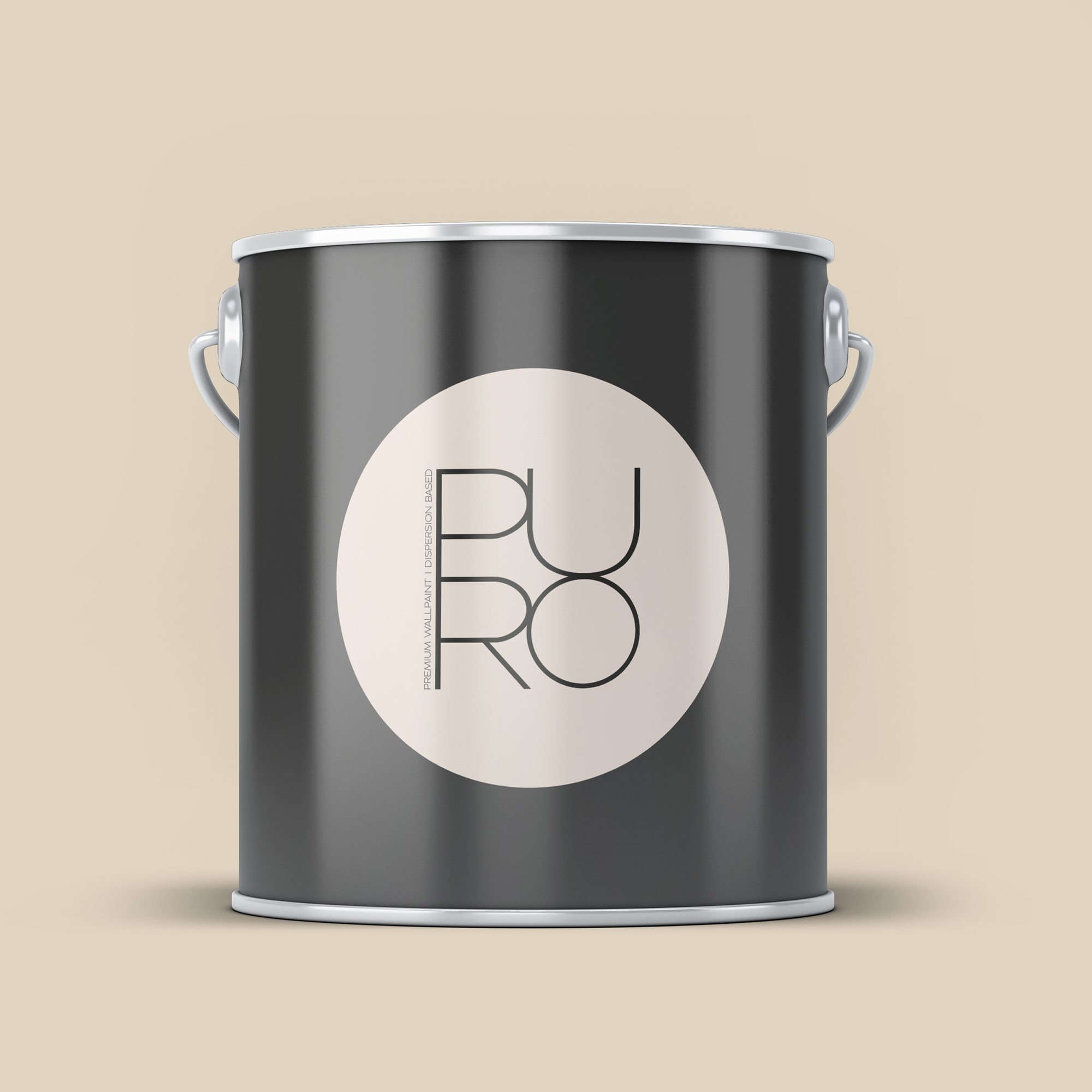 Image d'un pot de 5 litres de peinture Puro beige mellow brown - c7008