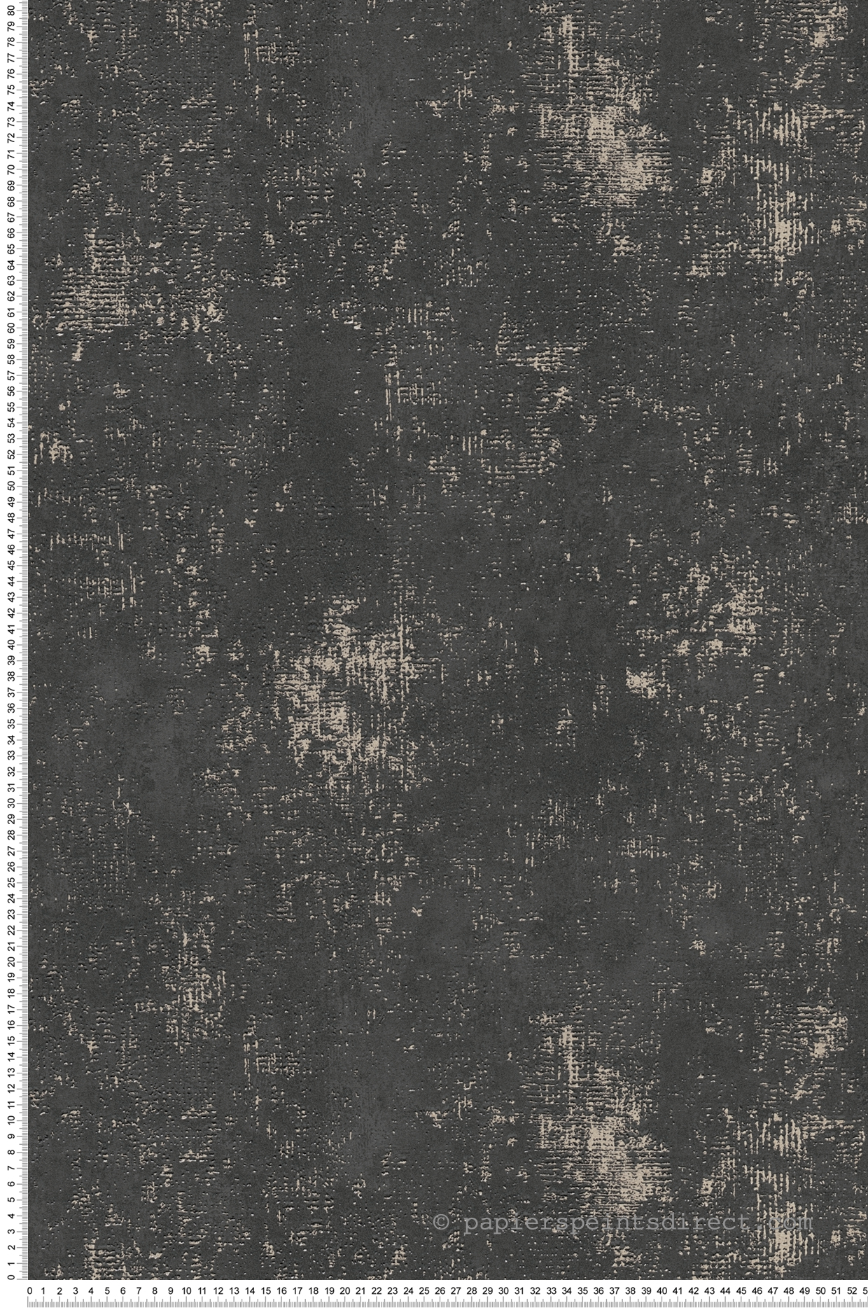 Papier peint Faux Uni Leaves noir mordoré - The BOS d'A.S. Création | Réf. AS-388325