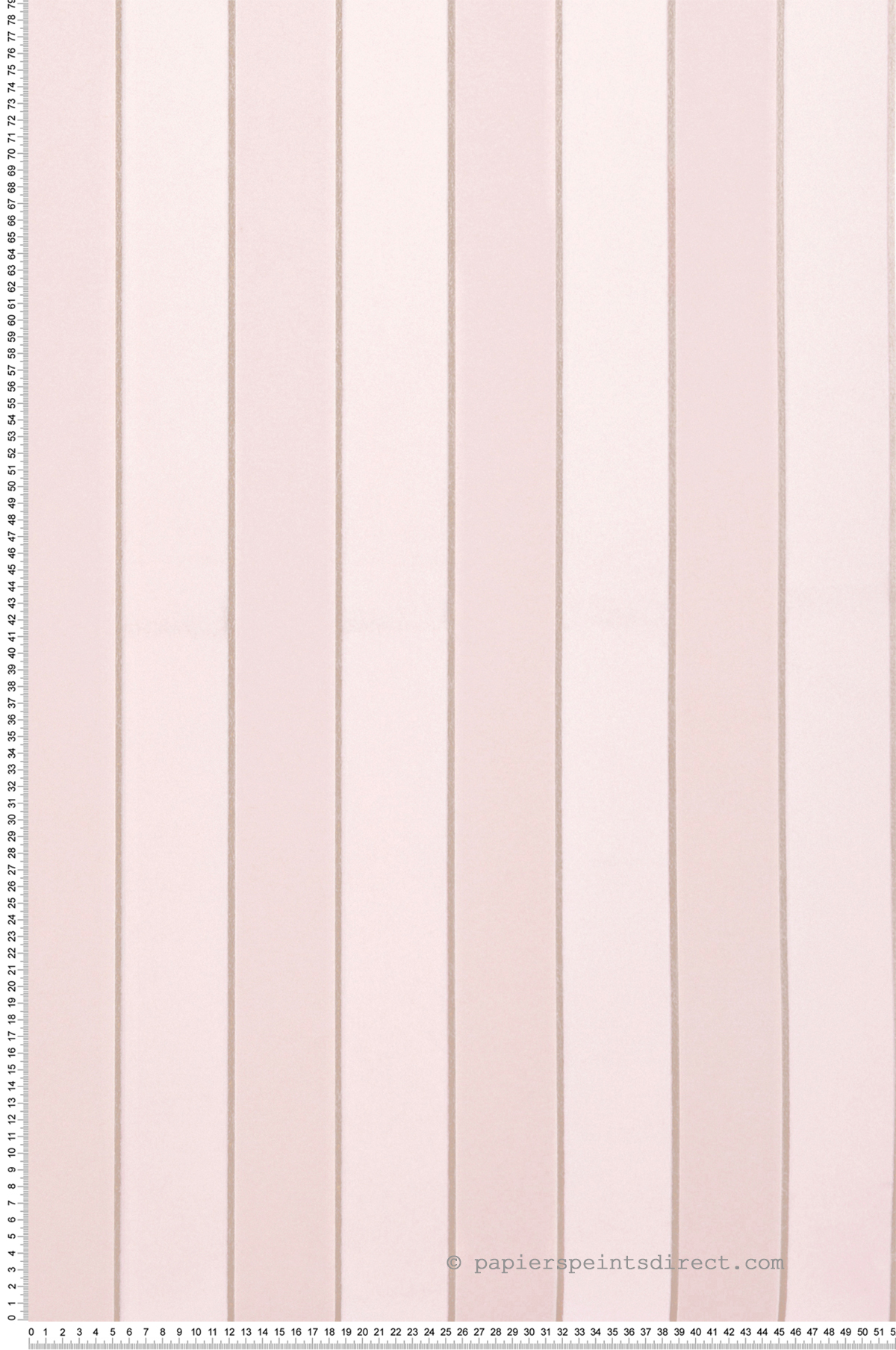 Papier peint Rayure Velours rose - Regency Stripe d'Osborne & Little | Réf. OSB-W7780-11