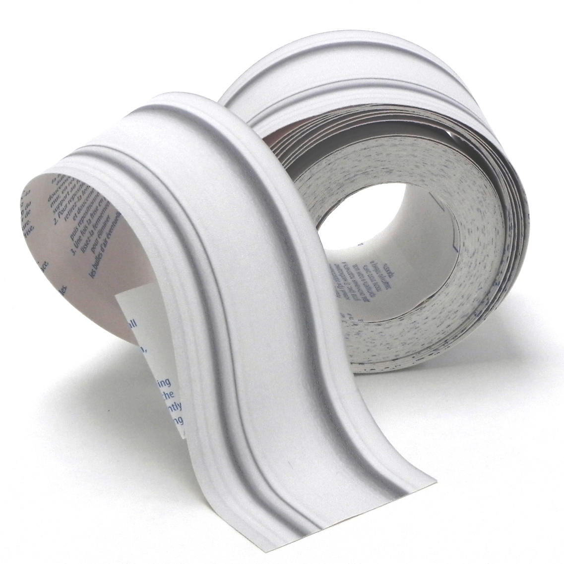 Galon rayures gris et blanc - Collection Bordures & Galons de Montecolino