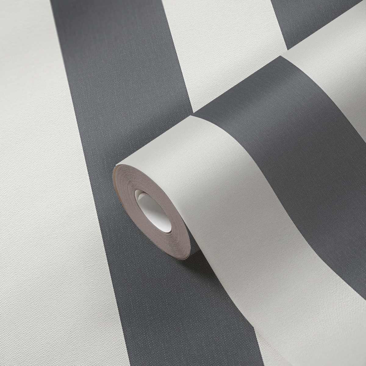 Papier peint Rayure Verticale gris intense - Pure Elegance d'A.S. Création AMBD | Réf. AS-179050