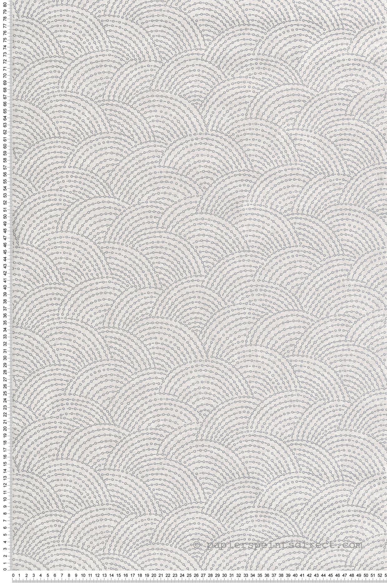 Papier peint Arc Graphique argenté paillettes - Maya de Montecolino | Réf. MC-BZ3313