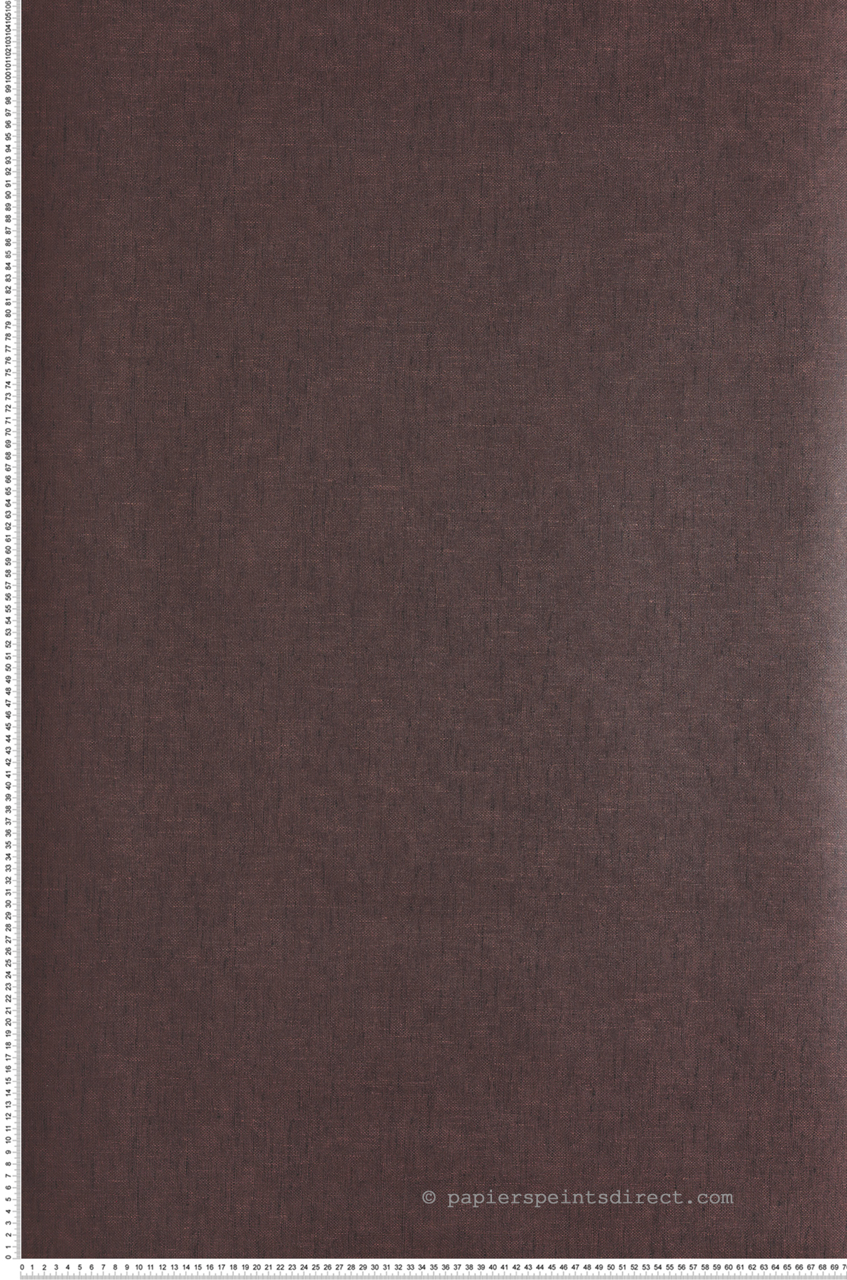 Papier peint Faux Uni Lin Telis marron ombre - Joy de Masureel | Réf. MAS-JOY313