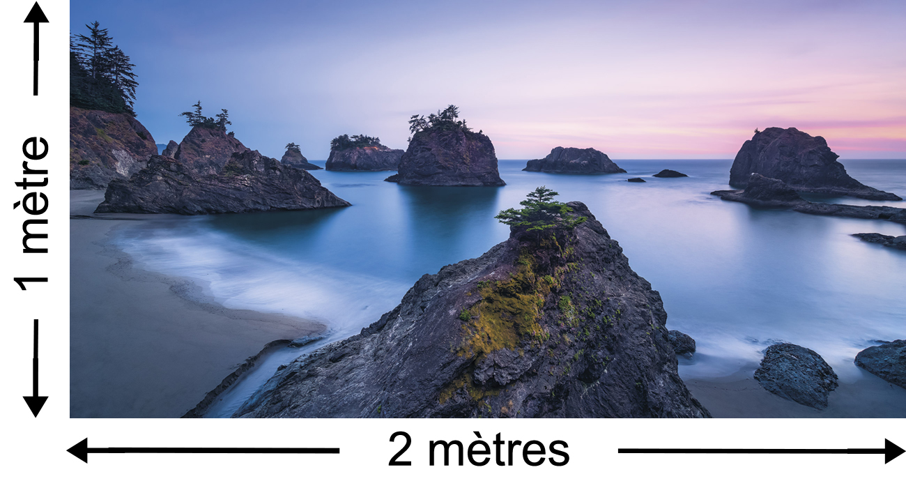 Panoramique Secret Beach - Papier peint Komar