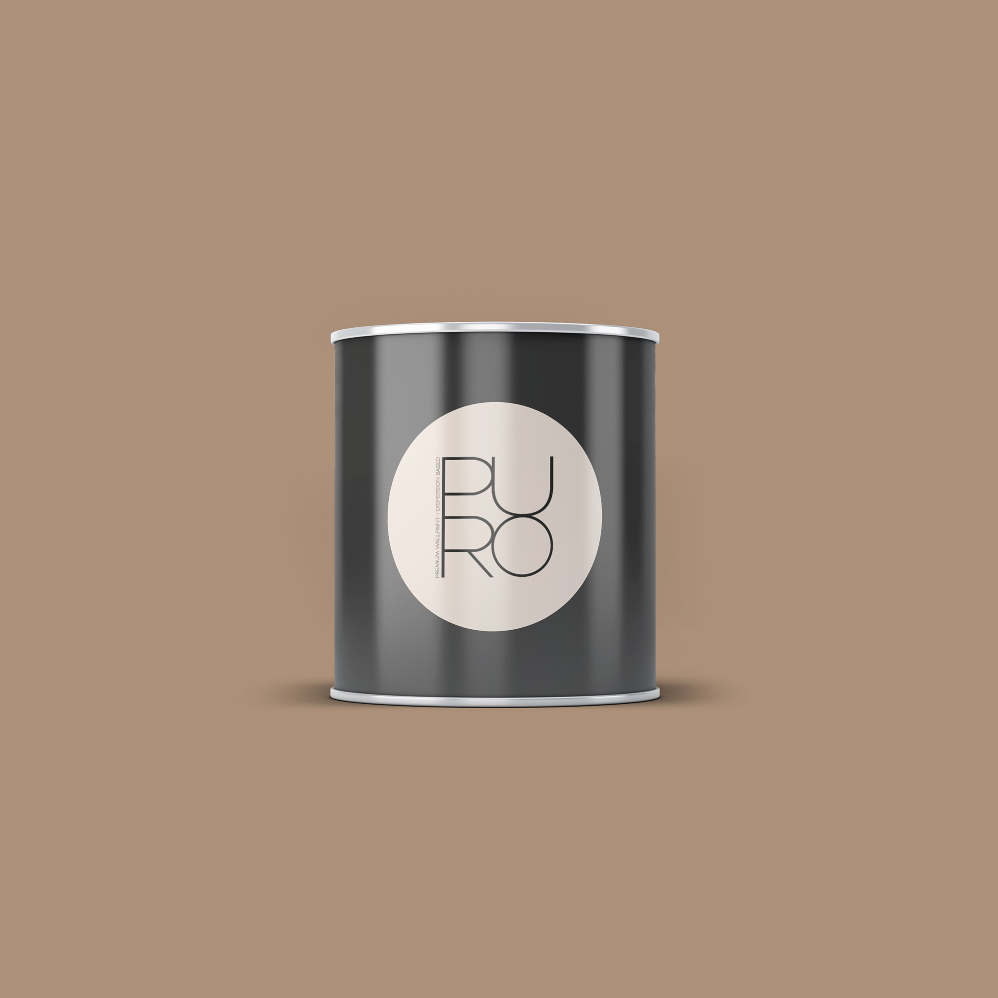 Image d'un pot de 1 litre de peinture Puro marron soothing brown - c7018