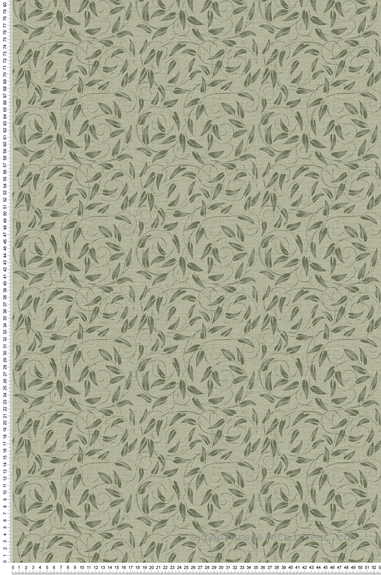 Papier peint Guirlande Feuille Liberty vert - The Wall Llewelyn-Bowen de Lutèce | Réf. LTC-LB25157