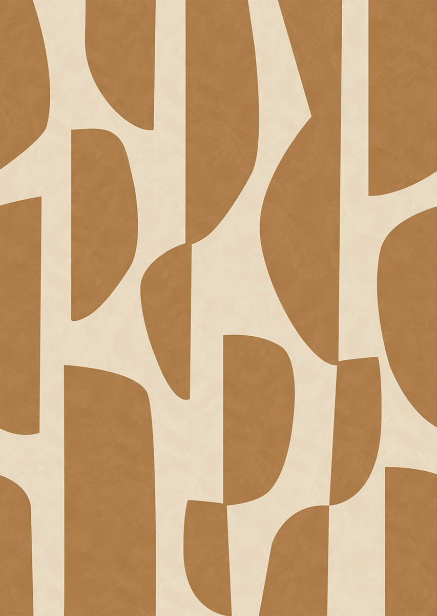 Papier peint panoramique Forme Totem camel 200X280 - Origine de Casélio | Réf. OGN106092003
