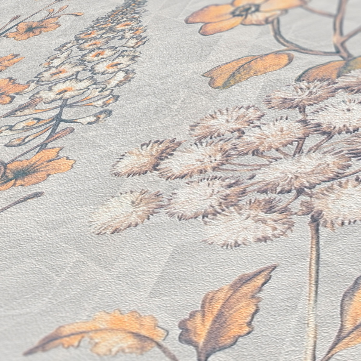 Papier peint Fleuri Blooming gris - Metropolitan Stories 3 d'A.S. Création AMB4 | Réf. AS-391171