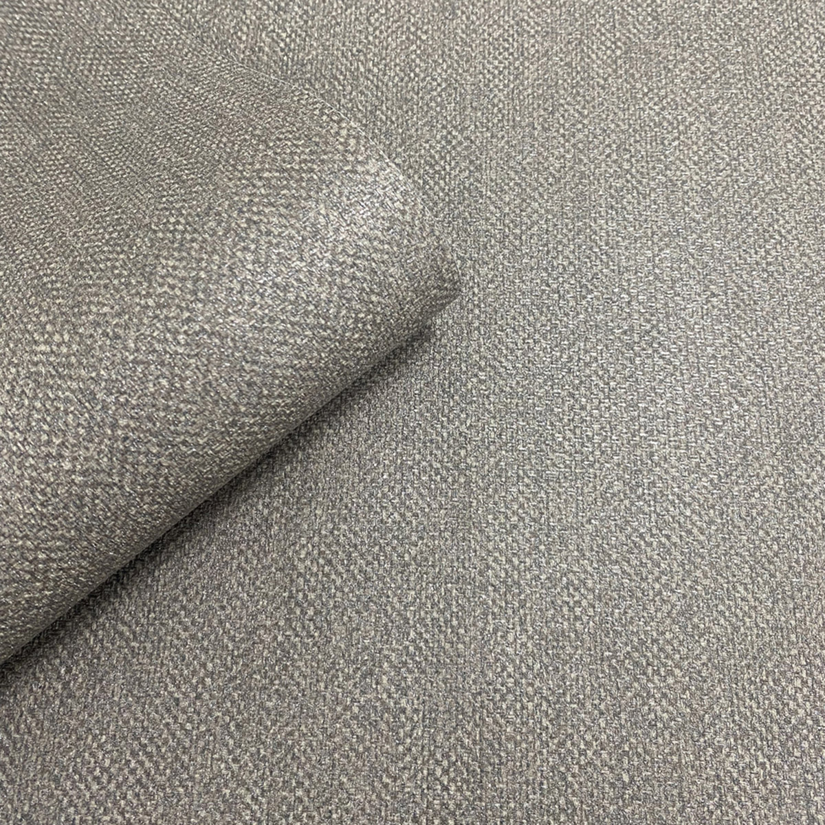 Papier Peint Faux uni Textile Paillettes gris marron argenté - Venezia d'Ugépa AMB3| Réf. UGP-M67318