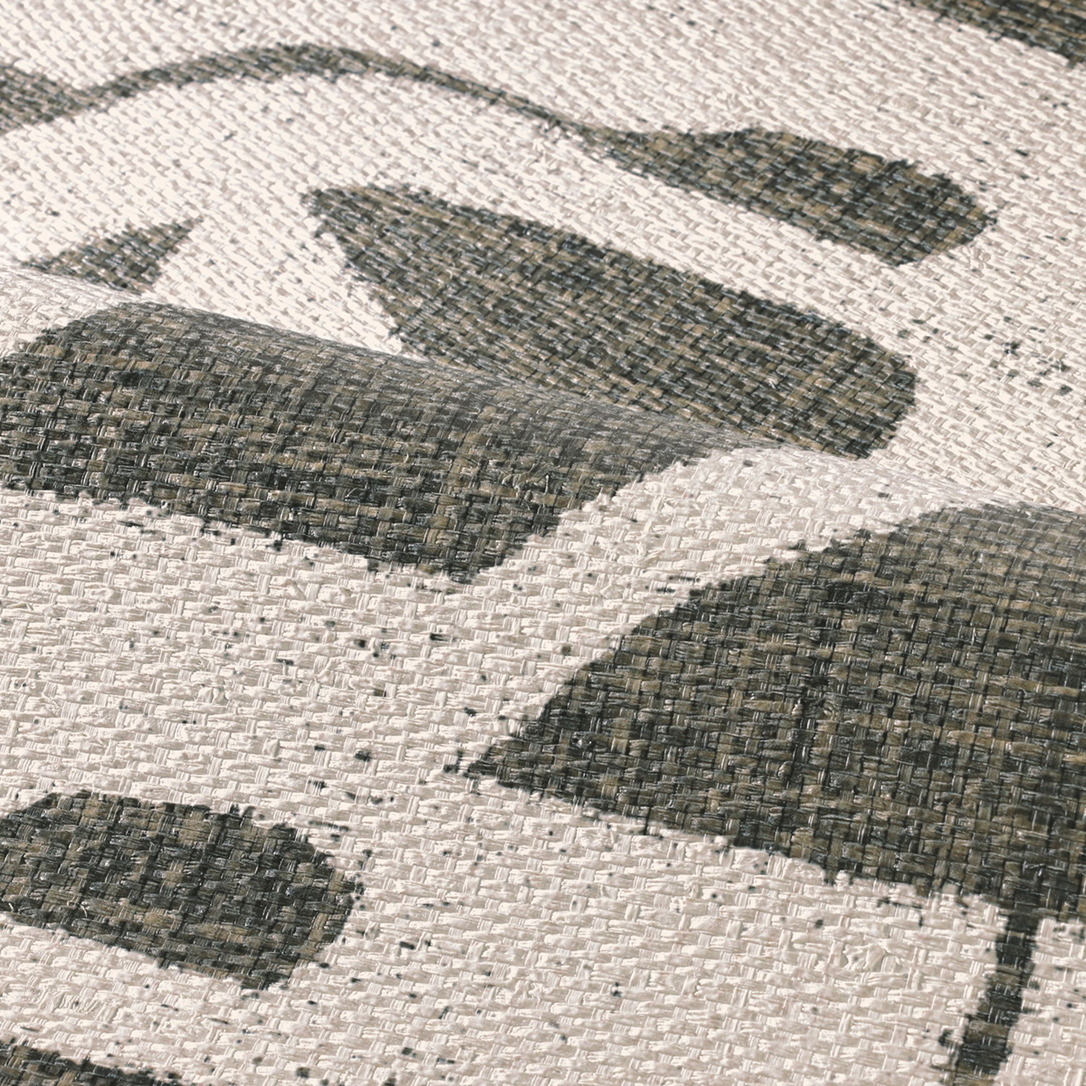 Papier peint Cannage Raphia Cana gris vert - Modernismo de Casamance AMBV | Réf. CAS-76830814