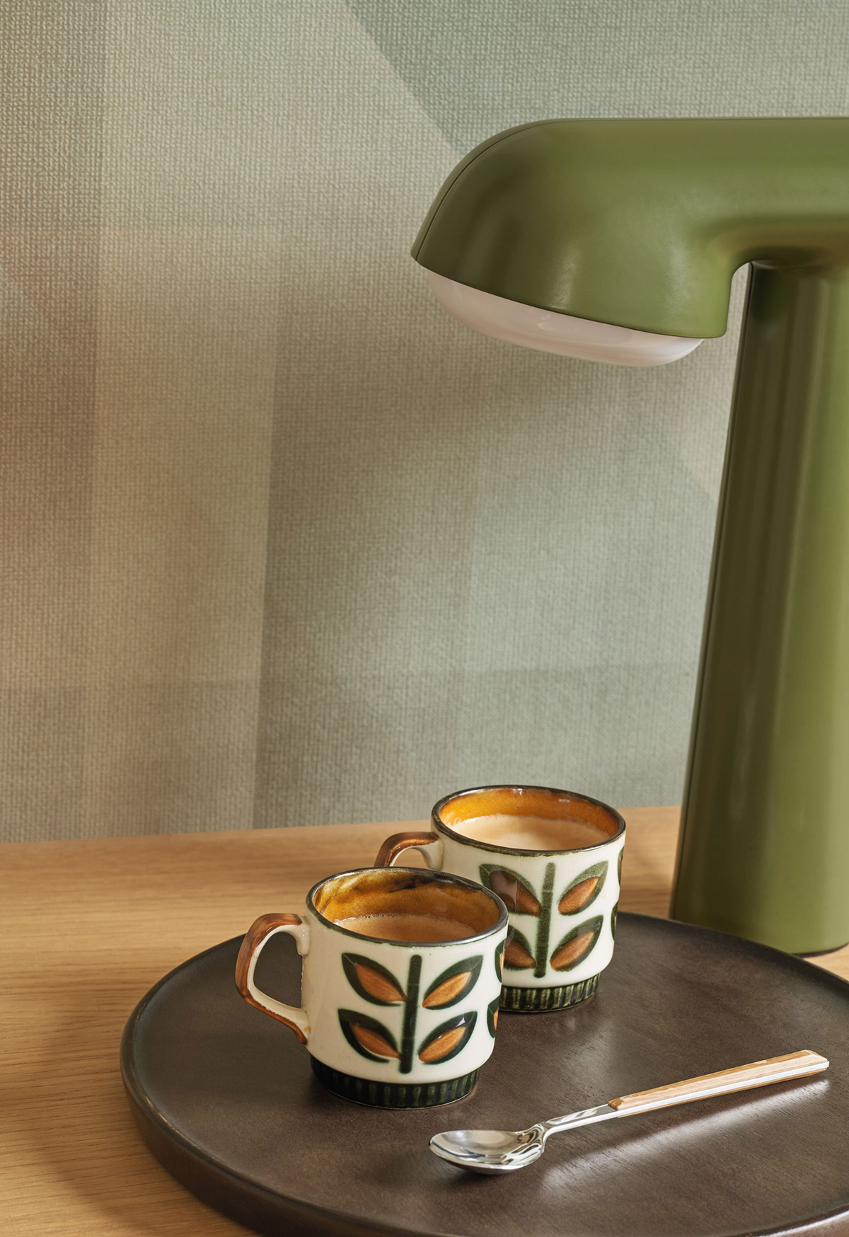 Papier peint Patchwork Géométrique Edward kaki - Carnaby Street de Casadéco AMB3 | Réf. CARN200507122