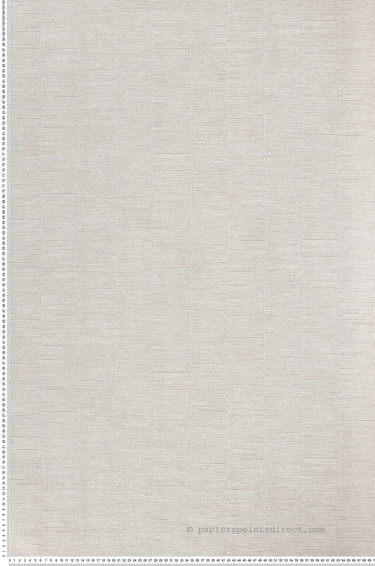 Papier peint Effet Tissu Platinum ivoire et doré - Alliages de Casamance | Réf. CAS-75072040