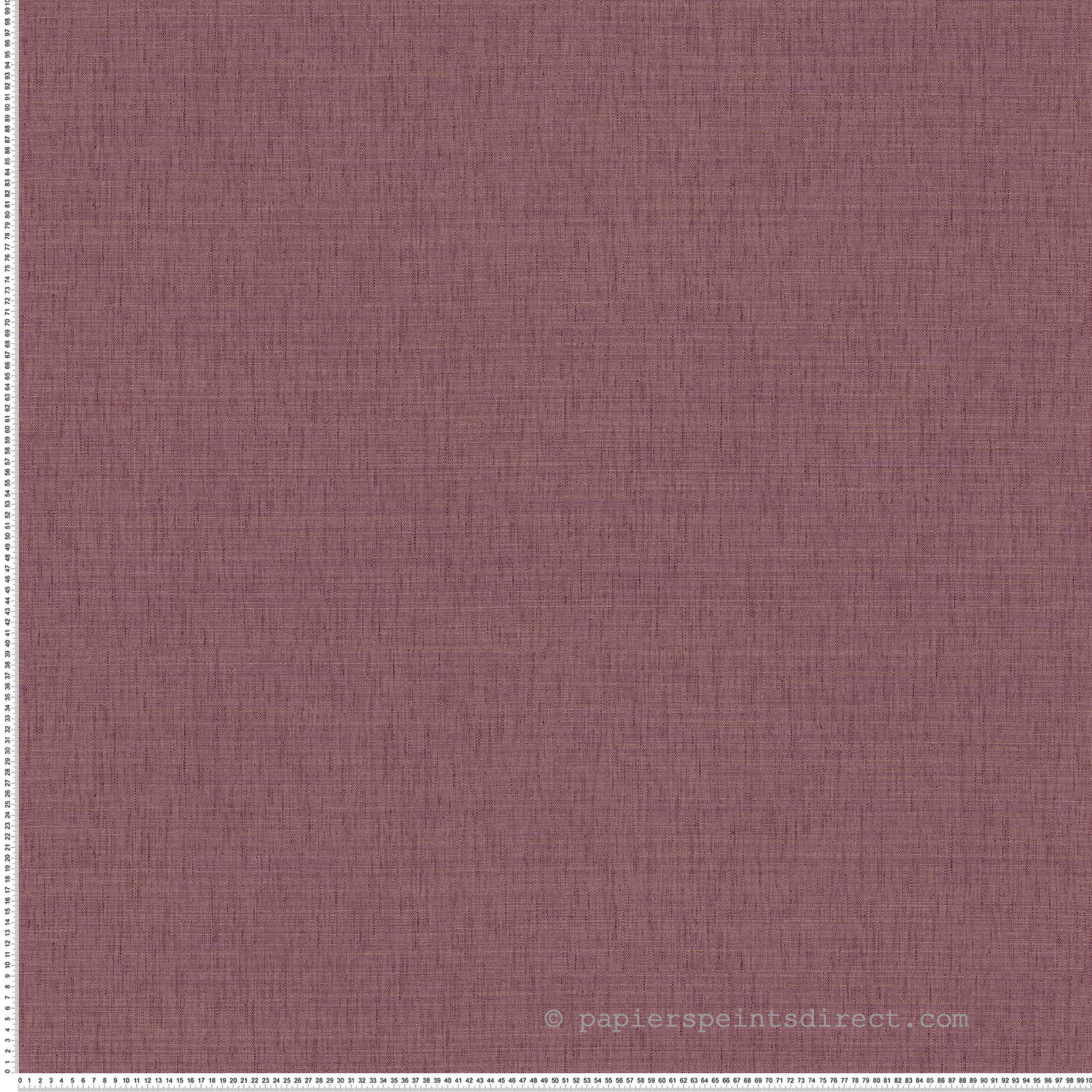 Papier peint Uni Effet Lin Fibra pourpre - Tressora de Casamance | Réf. CAS-76954894