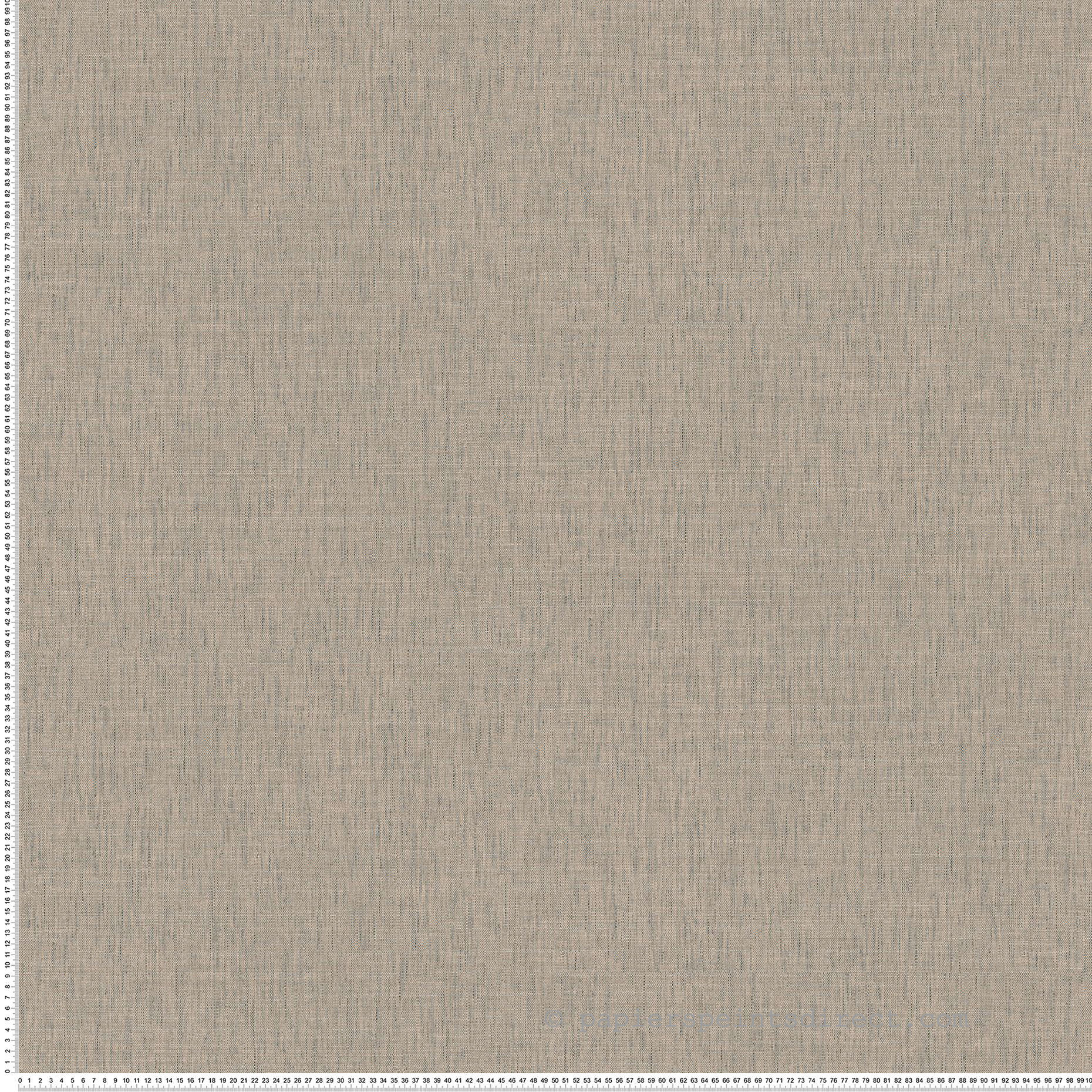 Papier peint Uni Effet Lin Fibra sépia - Tressora de Casamance | Réf. CAS-76954486