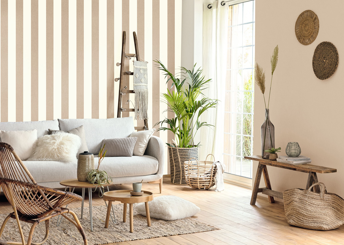 Papier peint Uni grège - Outlines de Casélio | Réf. OTLS64522412