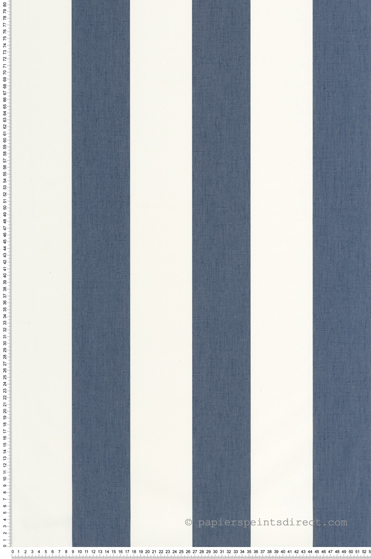 Papier peint Rayures Lin Lines bleu jean - Line Up de Casélio | Réf. LNP104046387