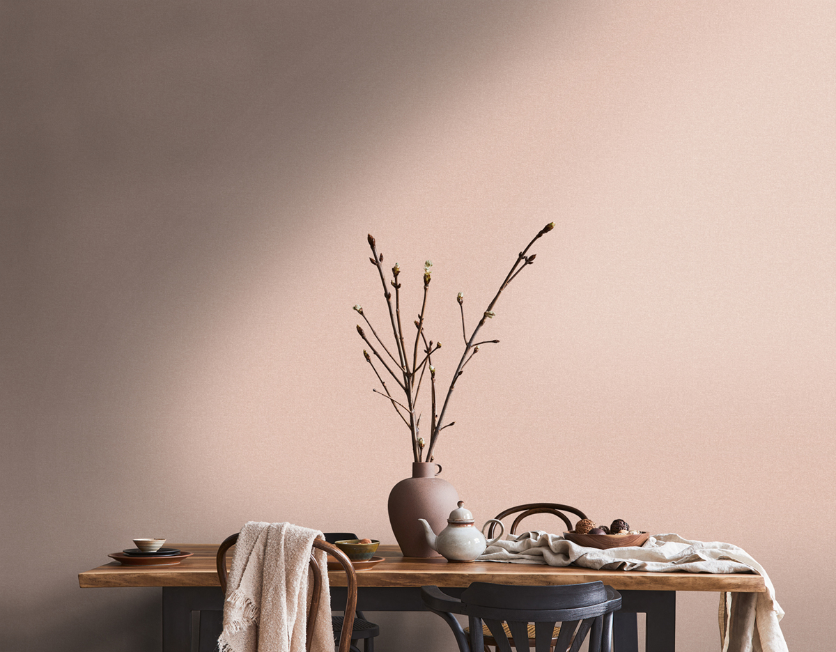 Papier peint Uni Scandi rose poudré - Metropolitan Stories 3 d'A.S. Création AMB2 |  Réf. AS-392167