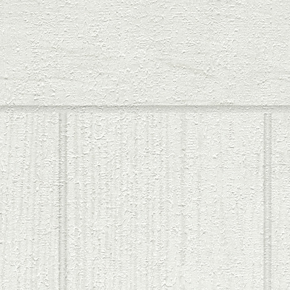 Papier peint Soubassement Lambris Bois blanc cassé - Wallpanel d'A.S. Création AMBZ | Réf. AS-398032