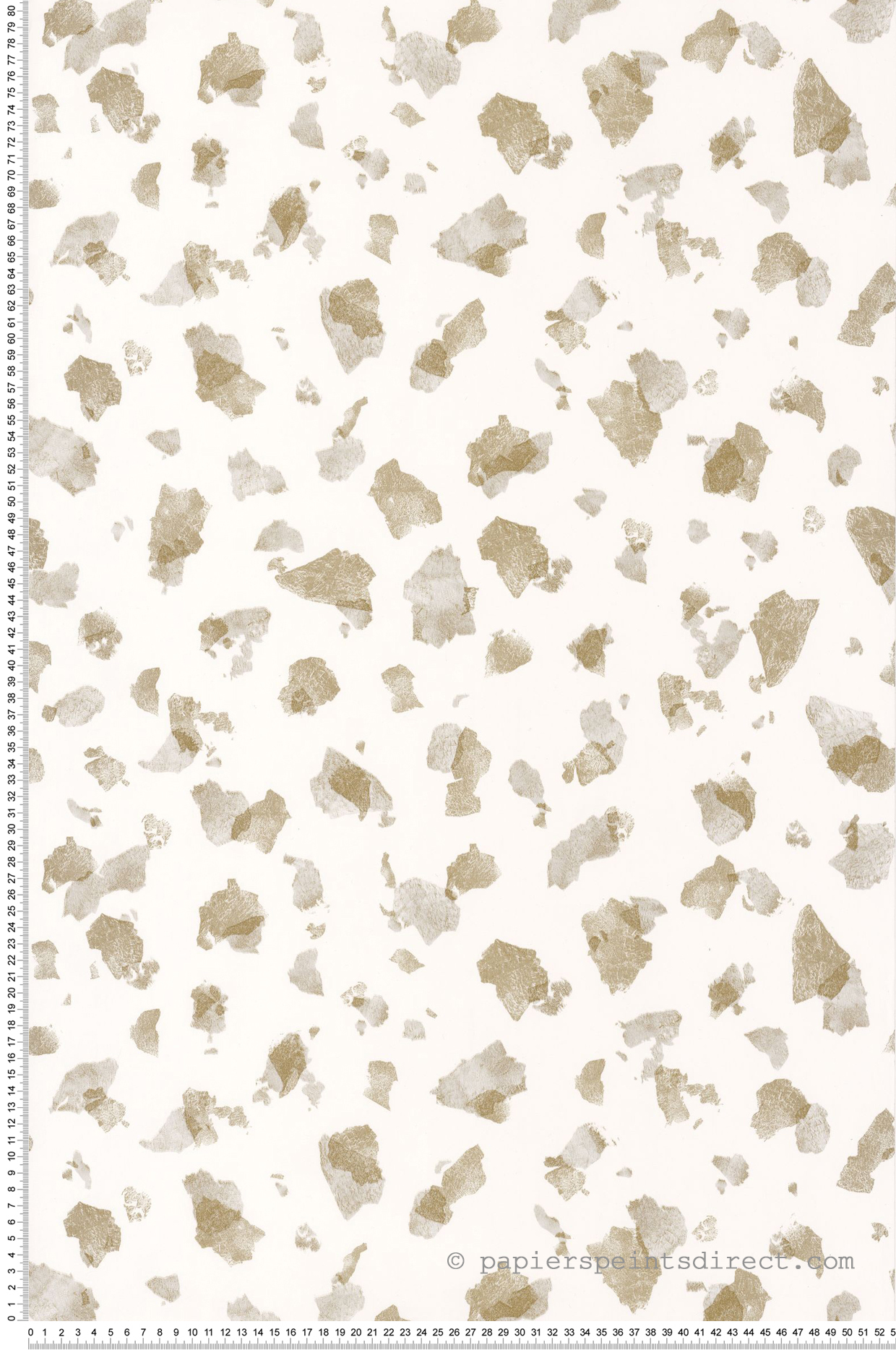 Papier peint terrazzo Onyx mordoré - Idylle (Tenue de Ville) de Casadéco | Réf. IDYL83861224