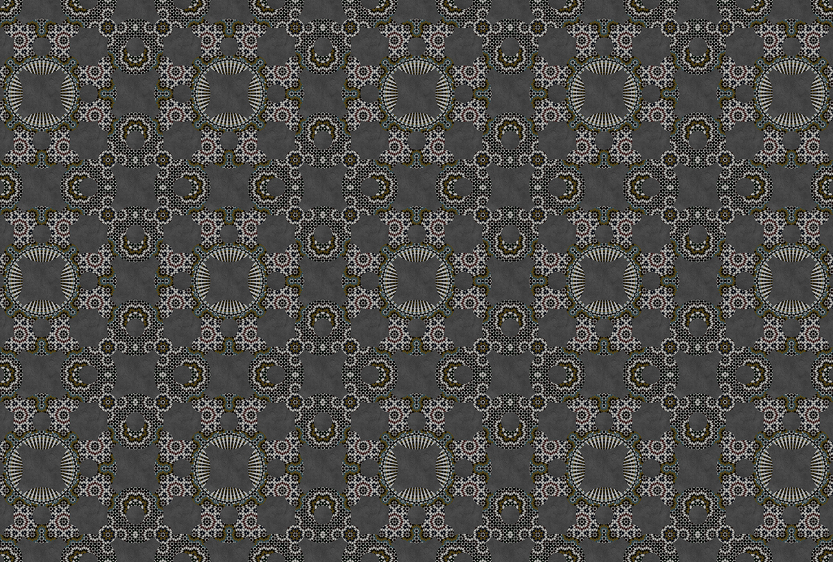 Papier peint panoramique Mosaïque Graphite 1 - Référence DD110581 - Intissé 200g/m2 - Standard 400 x 270