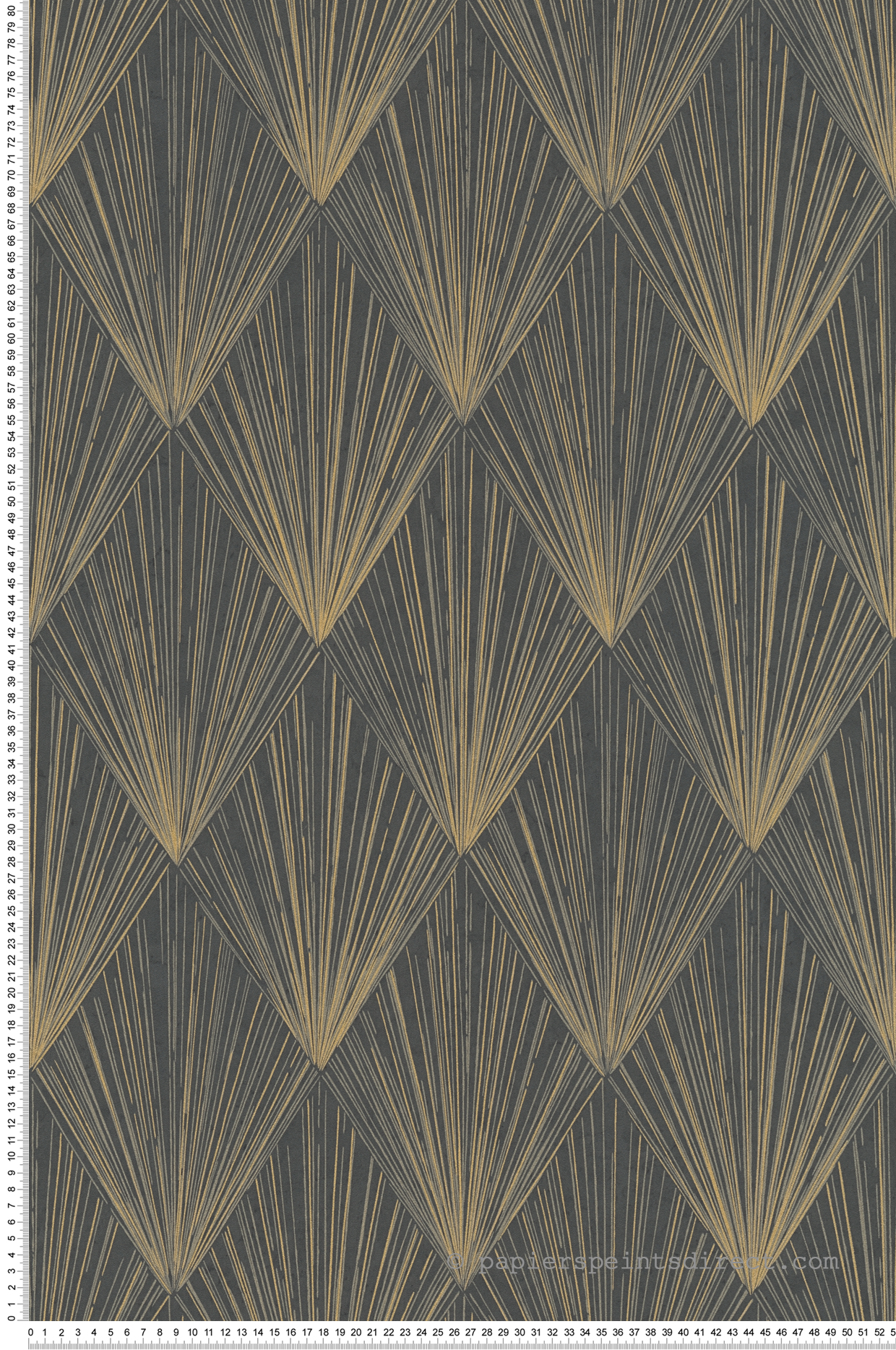 Papier peint Graphique High Ligths noir doré - Metropolitan Stories 2 d'AS Création | Réf. SP15507