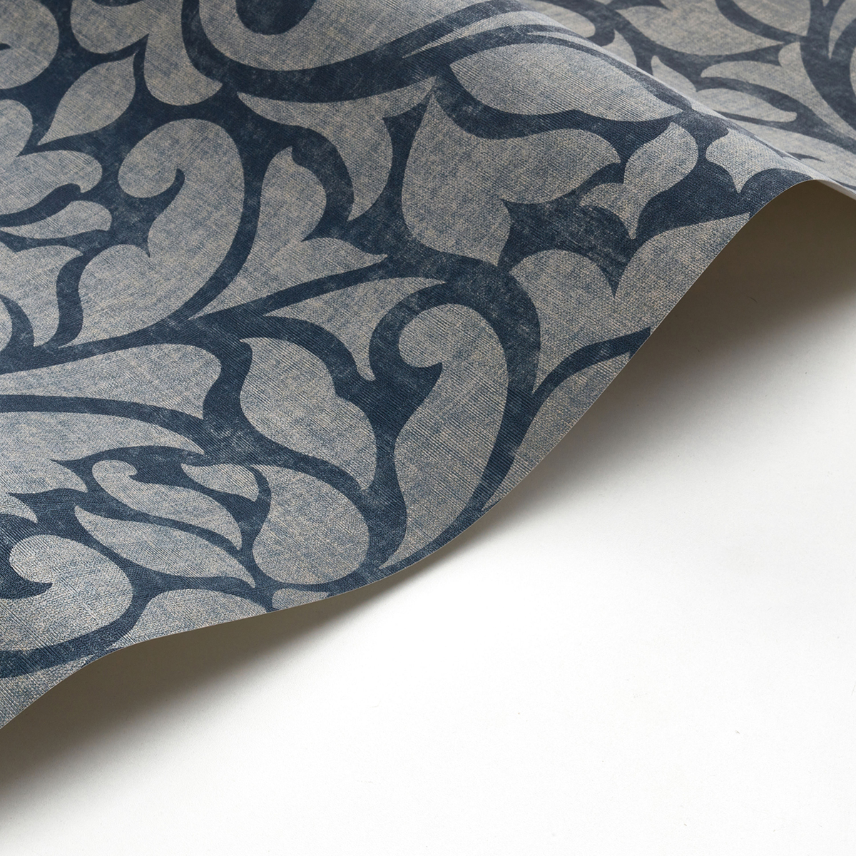 Papier peint Baroque Opéra bleu de prusse - Vienne de Casadéco | Réf. VIEN87346308