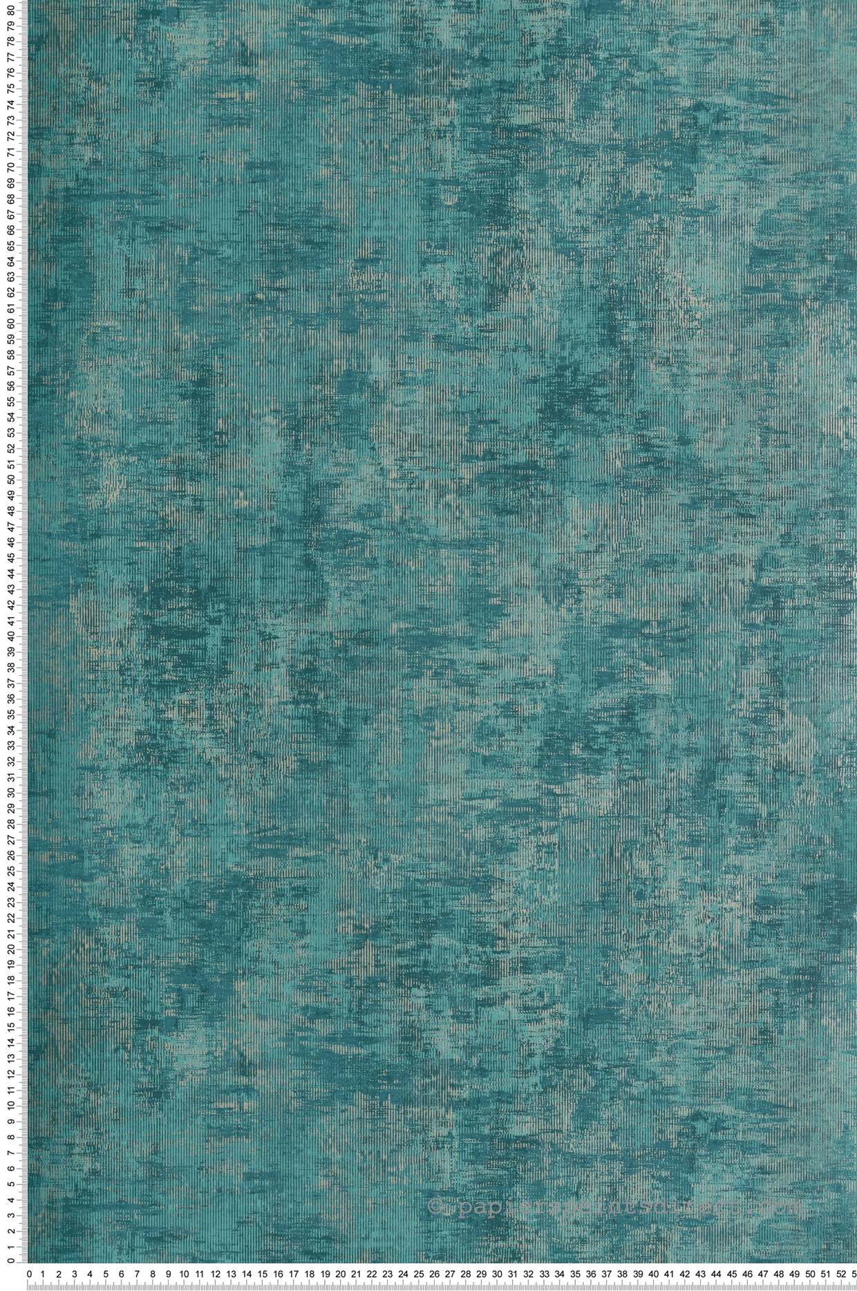 Papier peint Faux Uni Plâtre Métallisé bleu canard argenté - Unique de Lutèce | Réf. LTC-SP-LS5009