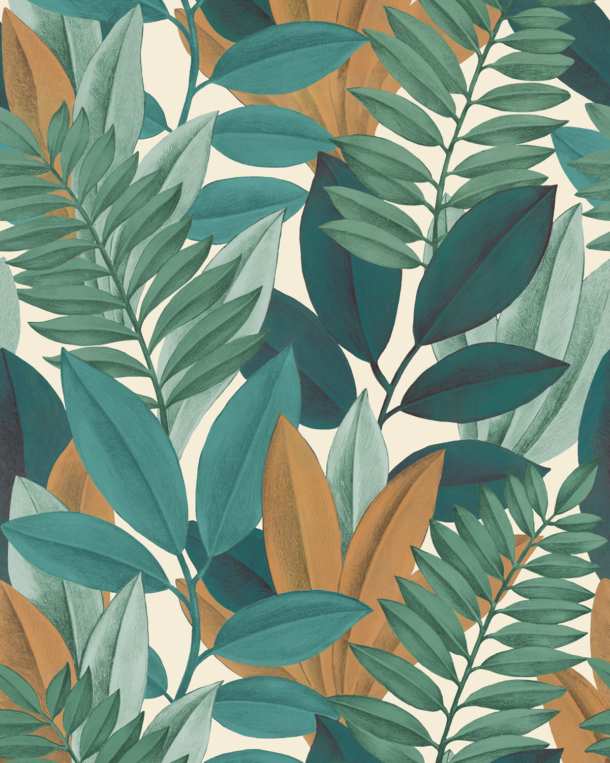 Papier peint panoramique Feuillage Tropical Paradise vert S 200X250 - Pimp My Wall de Casélio | Réf. PMW105167705