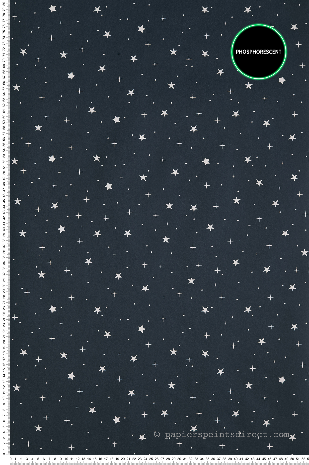 Papier peint Etoile Stars in your eyes phosphorescent nuit - Our Planet de Casélio | Réf. OUP101926918