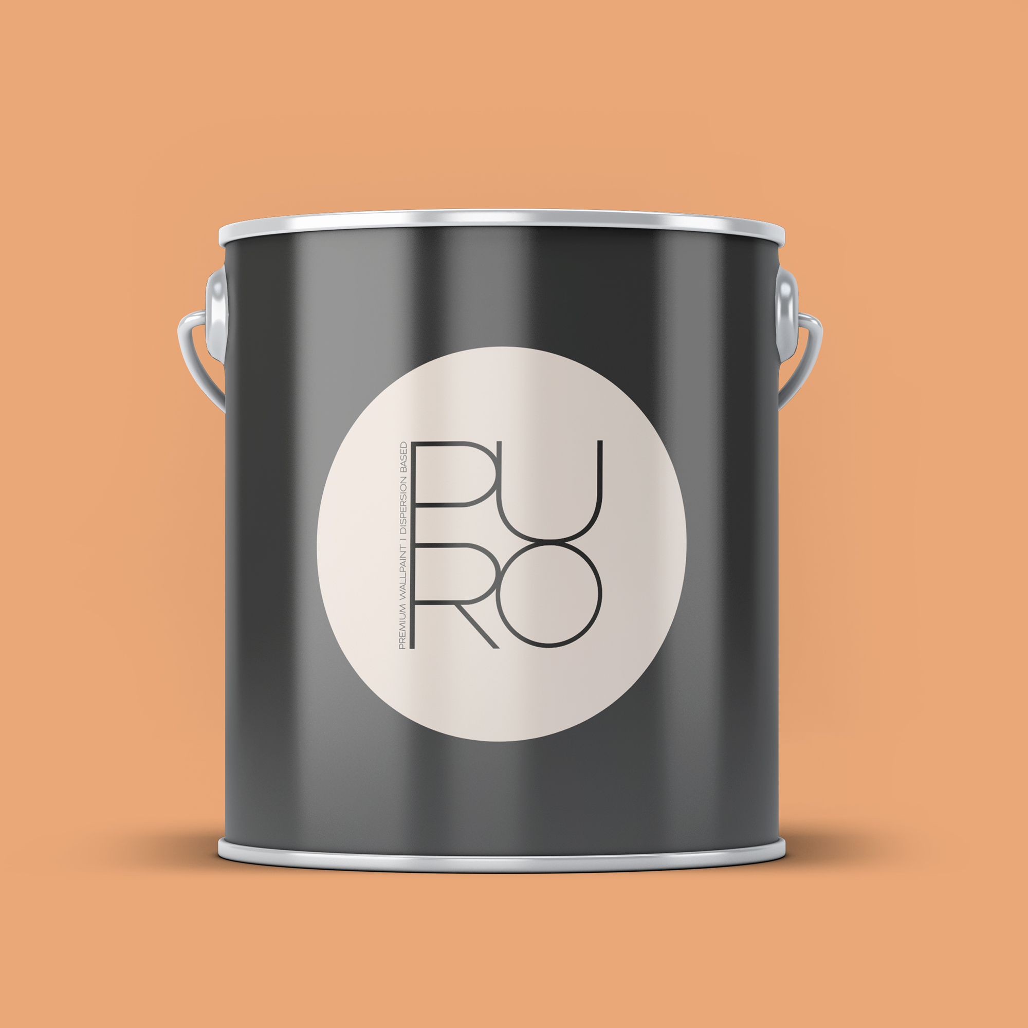 Image d'un pot de 5 litres de peinture Puro orange dusty orange - c9001
