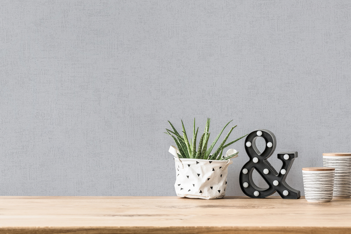 Papier peint Pailleté Uni Long Island gris clair - Titanium 3 d'AS Création | Réf. SP15594