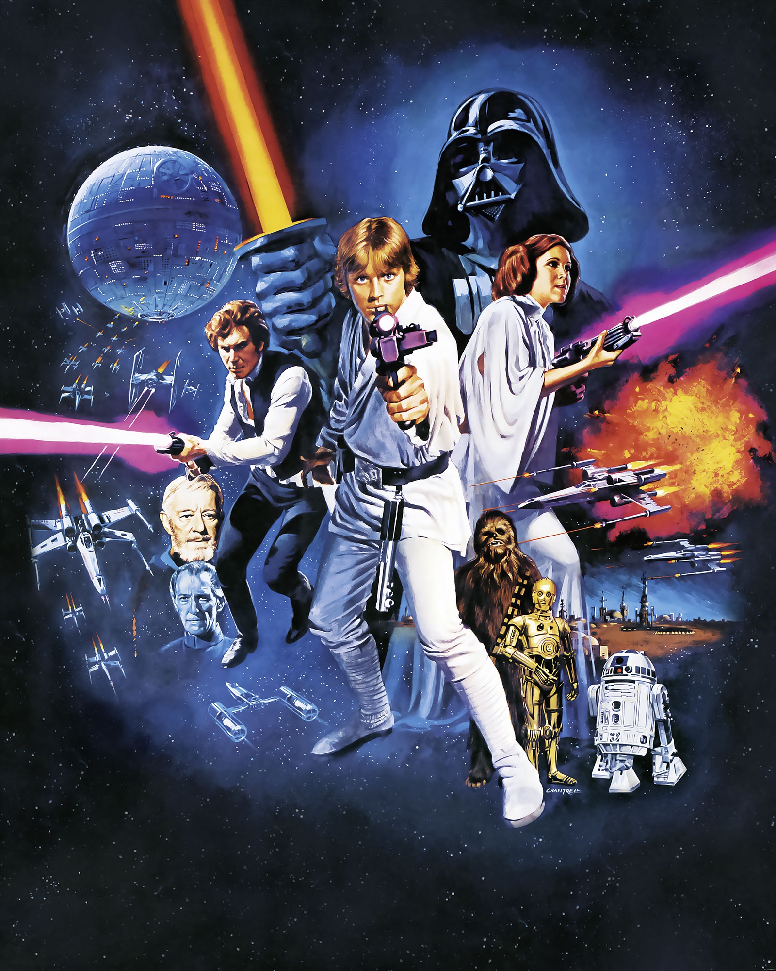 Panoramique Star Wars Poster Classic 1 - Papier peint Komar