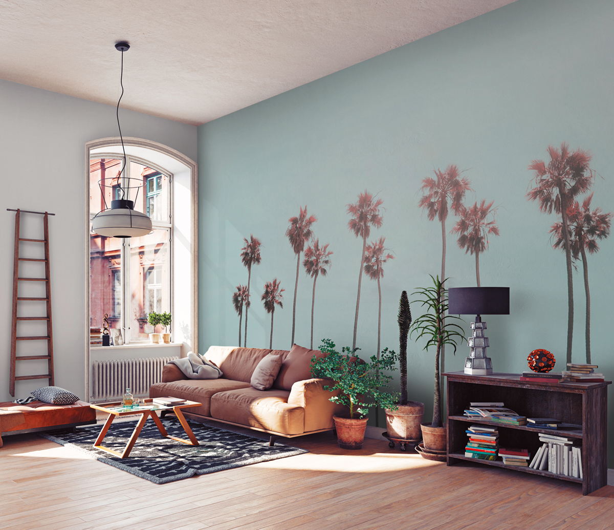 Papier peint panoramique Palmiers Tropical Trees - Référence DD119773 - Intissé 200g/m2 - Standard 400 x 270