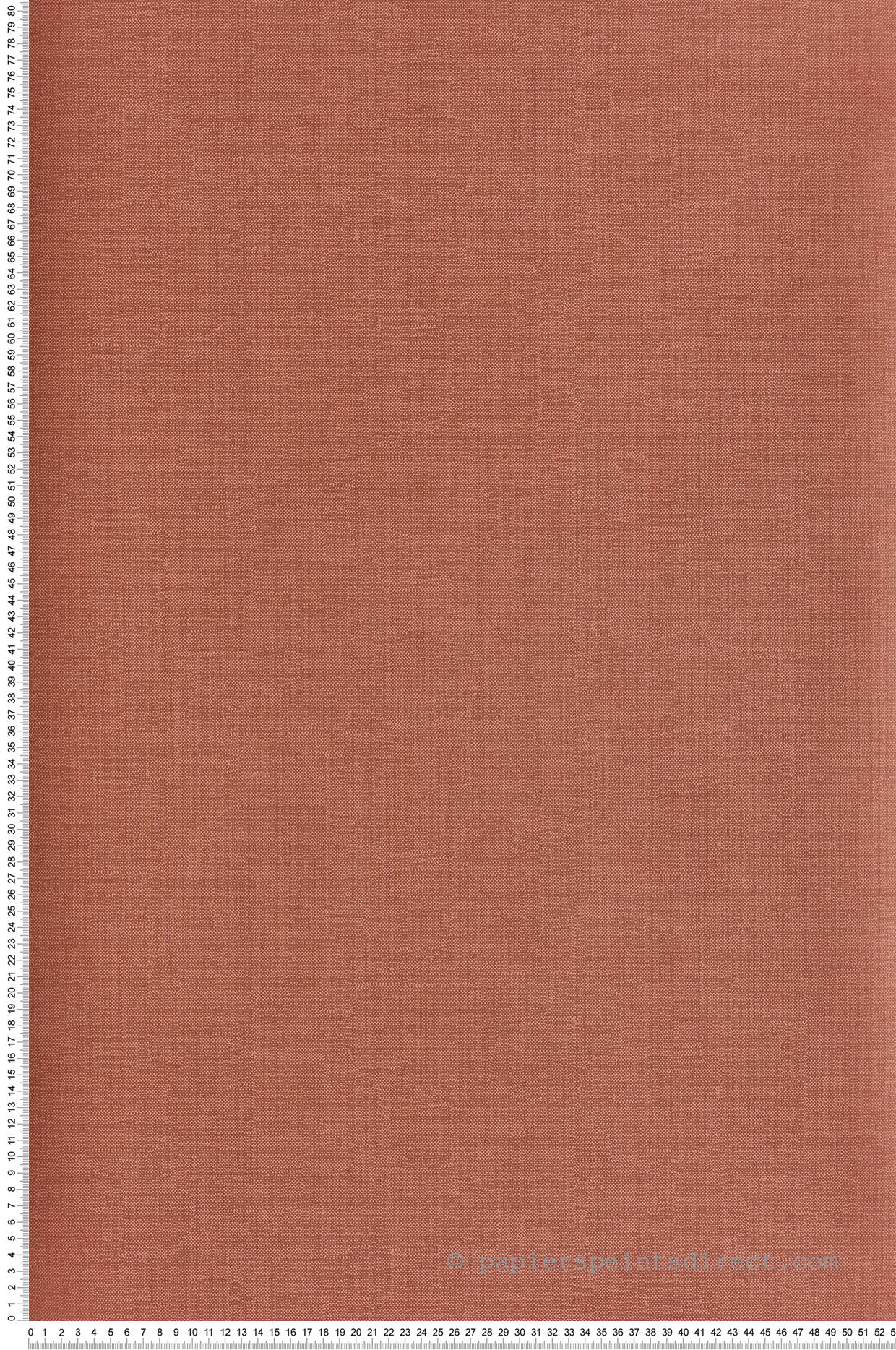 Papier peint Faux Uni Coton Orbit terracotta métallisé - Kimono de Masureel | Réf. MAS-AGA702