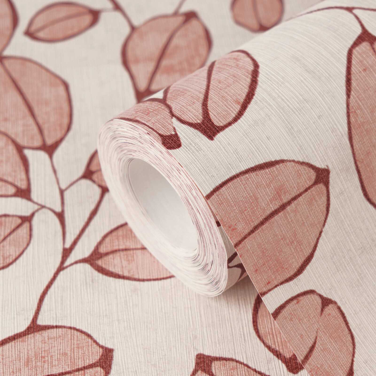 Papier peint Feuille Grain Café rose bordeaux - Nordic Feeling d'A.S. Création ZOOM | Réf. AS-791482