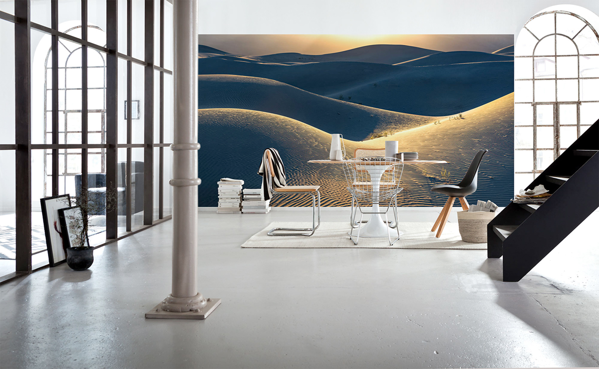 Papier peint panoramique Dune Body Lines - Papier peint Komar Pure 2