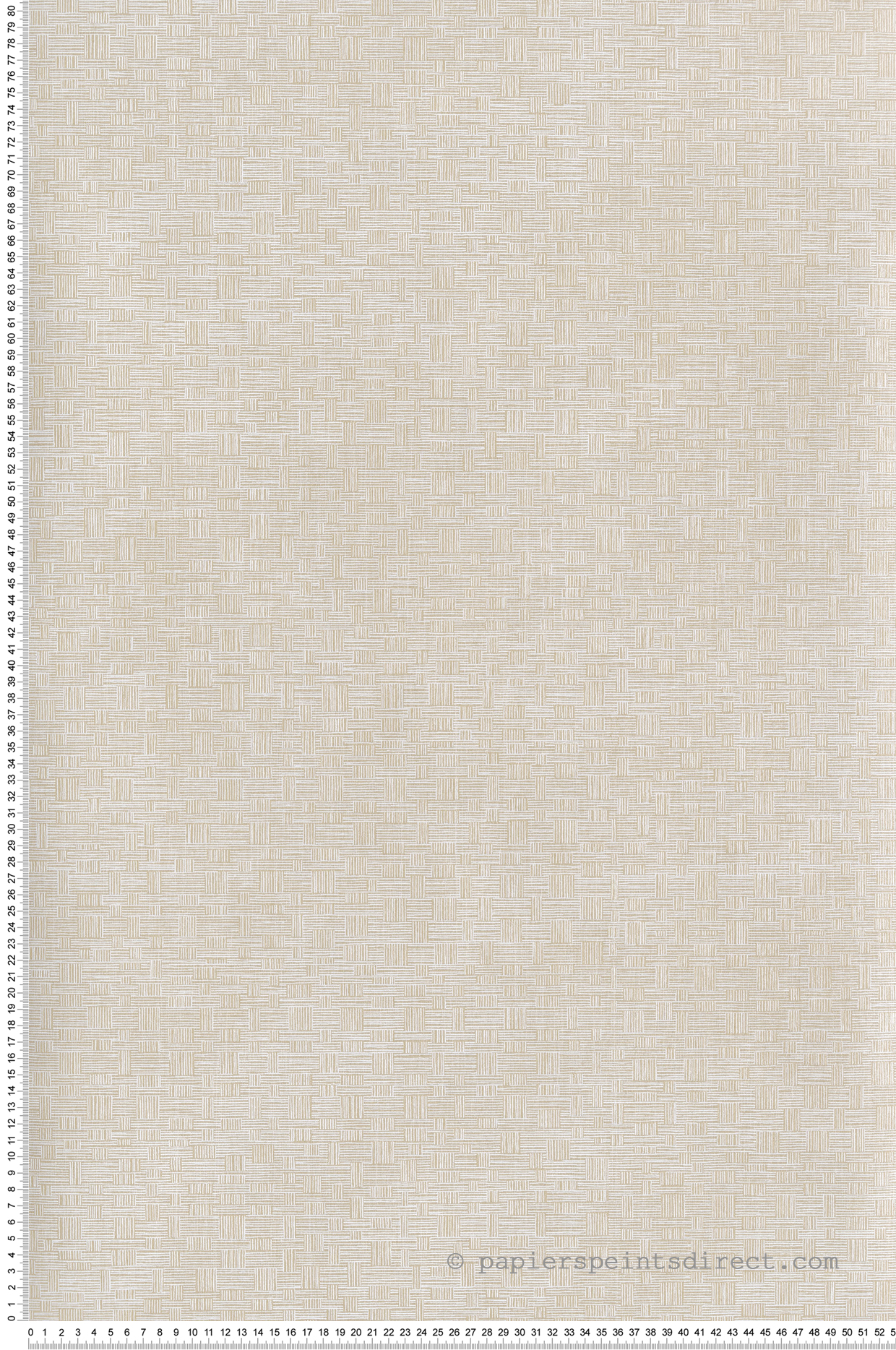 Papier peint Tissage Tonnet beige doré - Romance de Masureel | Réf. MAS-ROM301