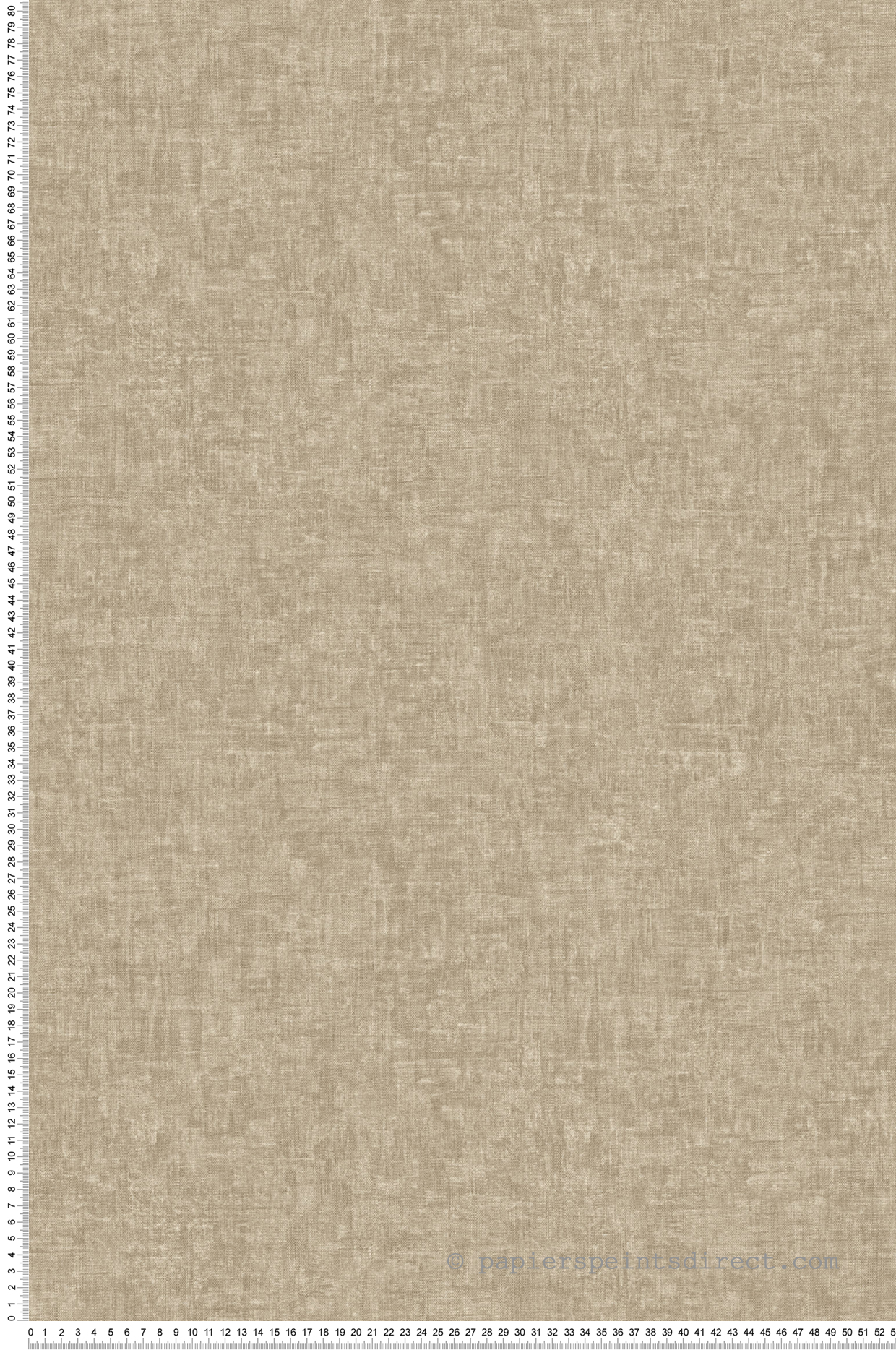 Papier peint Faux Uni Effet Lin taupe claire - Vienne de Casadéco | Réf. VIEN81911192