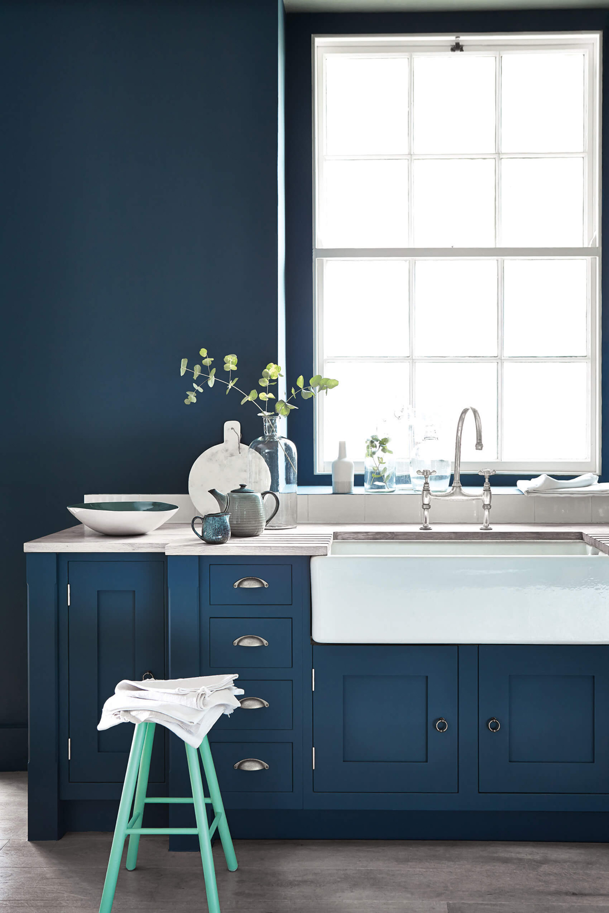 Peinture Hicks’ Blue n°208 - Little Greene AMB | Réf. AME-208