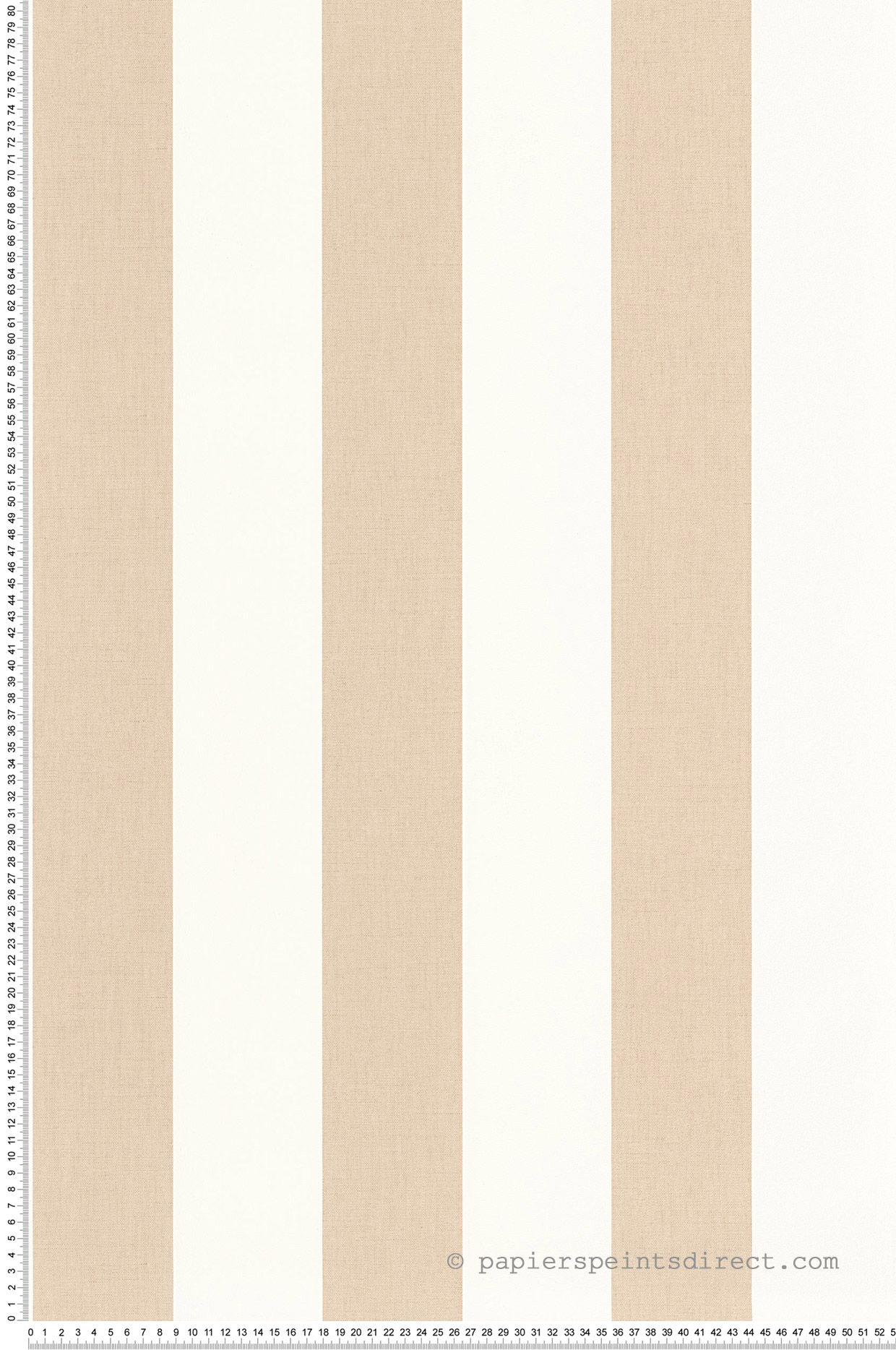 Papier peint Rayures Lin Lines beige - Basics de Casélio | Réf. BAI104041050
