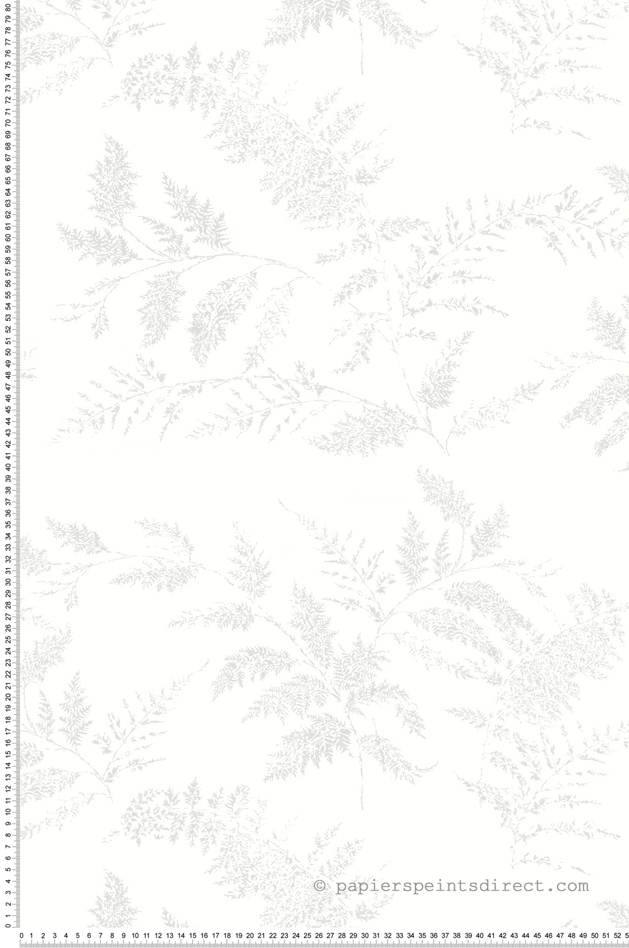 Papier Peint Nature Fougère gris - Tartine et Chocolat de Lutèce  | Réf. LTC-36200509