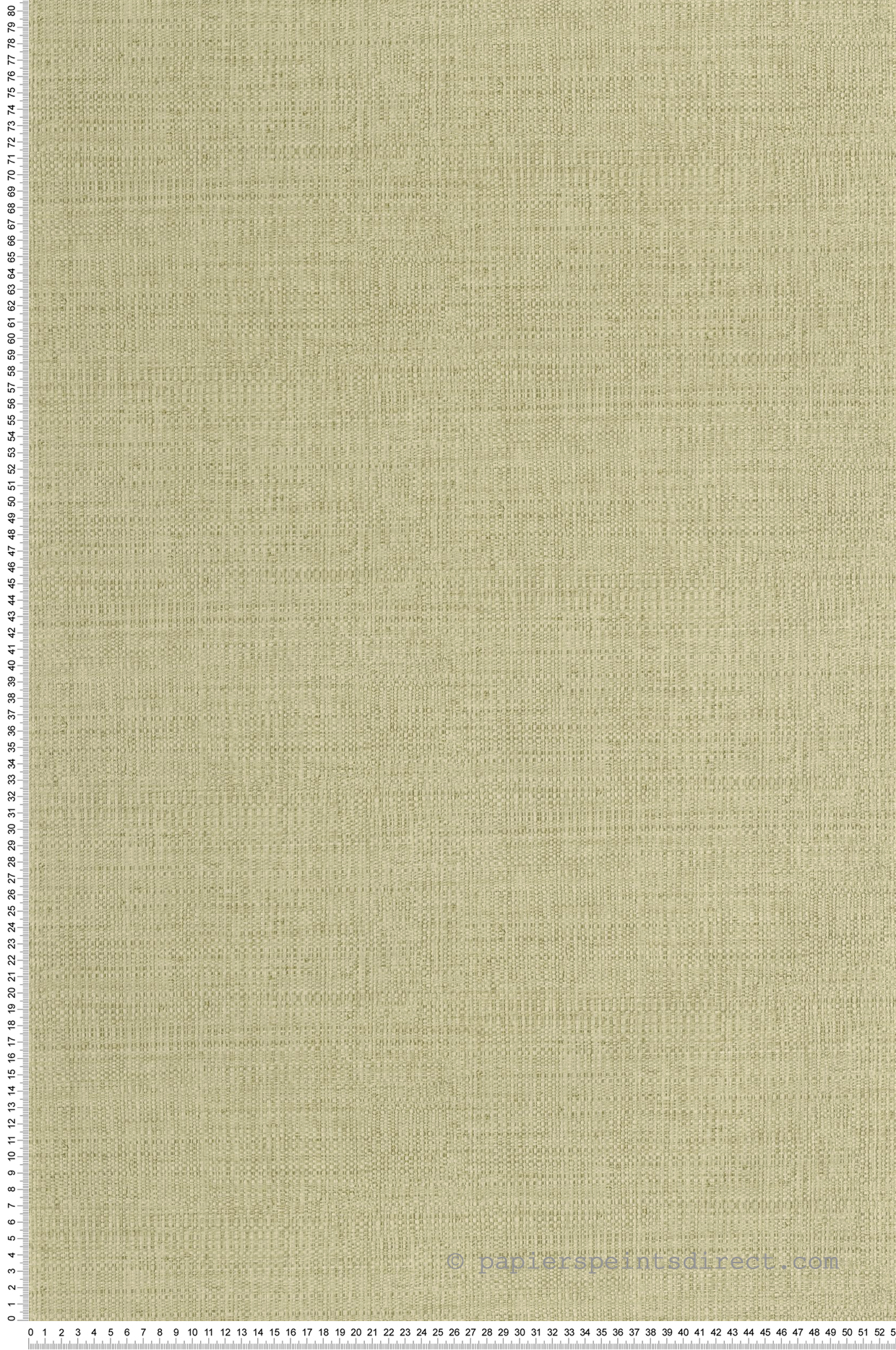 Papier peint Raphia Tissé vert argile - Matières de Casélio | Réf. MMT105977170