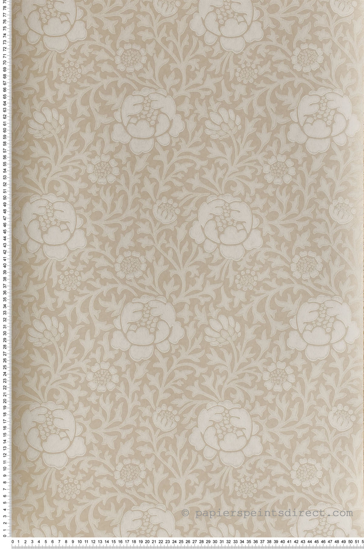 Papier peint Lansdowne Walk Frost - Collection London Wallpapers V de Little Greene