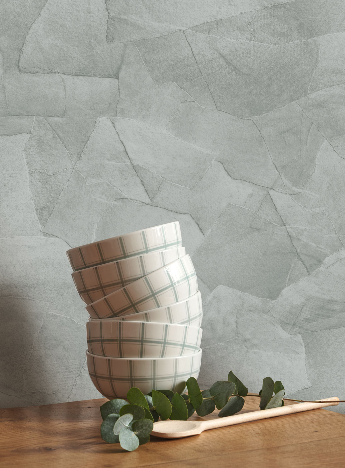 Papier peint Collage Papier Colle bleu givre - Papercraft de Casadéco | Réf. PAPC89636226