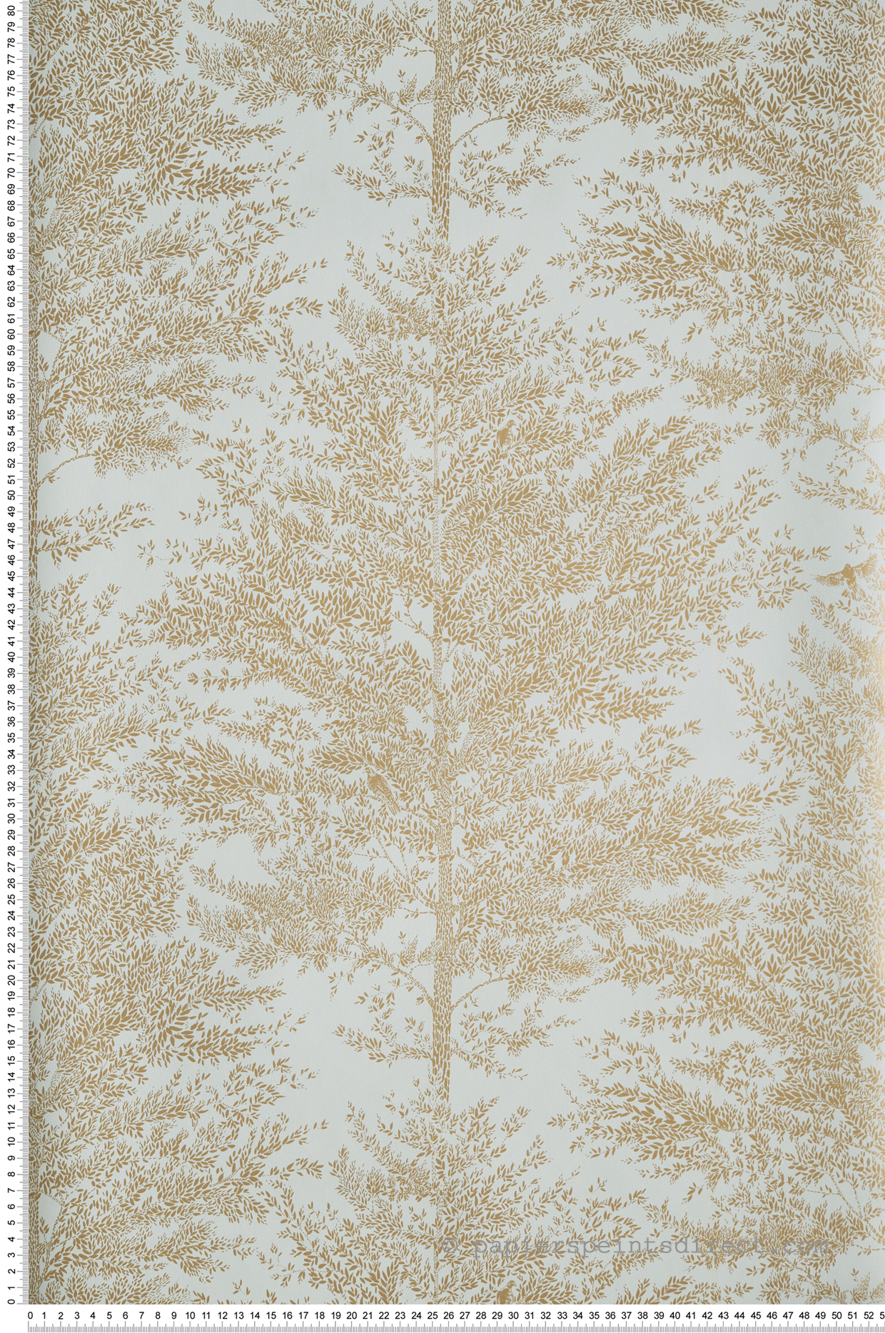 Papier peint Arbre Cosy Nest vert d'eau - The Place to Bed de Casélio | Réf. PTB101807028