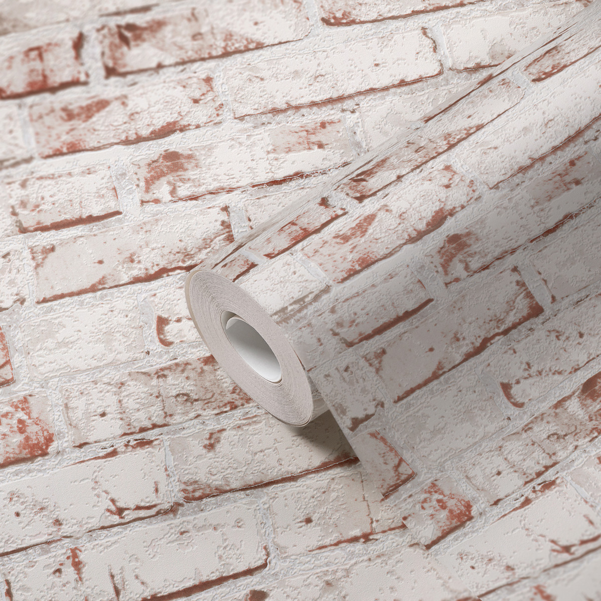 Papier peint Briques blanches et brique - Elements 2 d'A.S. Création ROLLZ | Réf. AS-907813