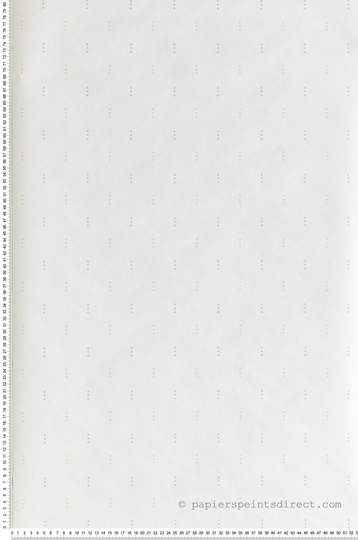 Papier peint enfant Triangles beige/gris - Happy Dreams de Casadéco | Réf. HPDM82811224