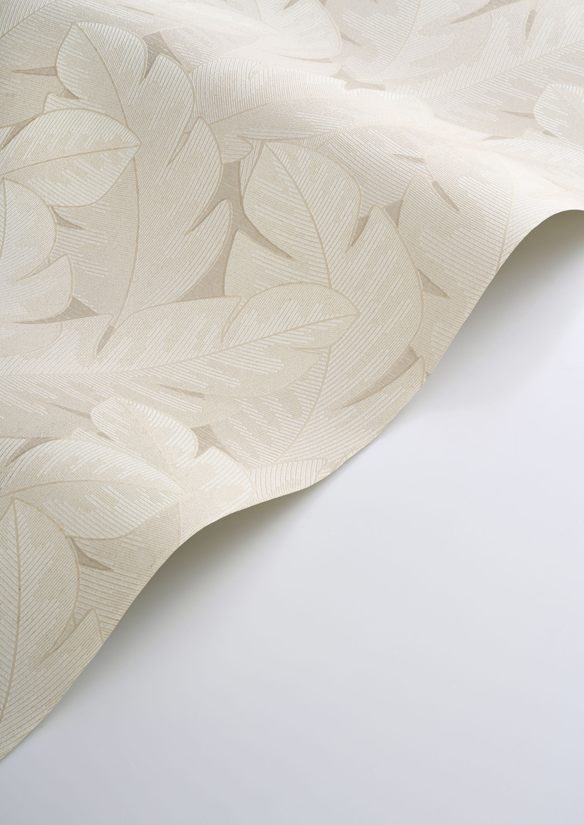 Papier peint Feuillage Tropical Yuto écru - Vegetals de Casadéco AMBV| Réf. VEGE201291111