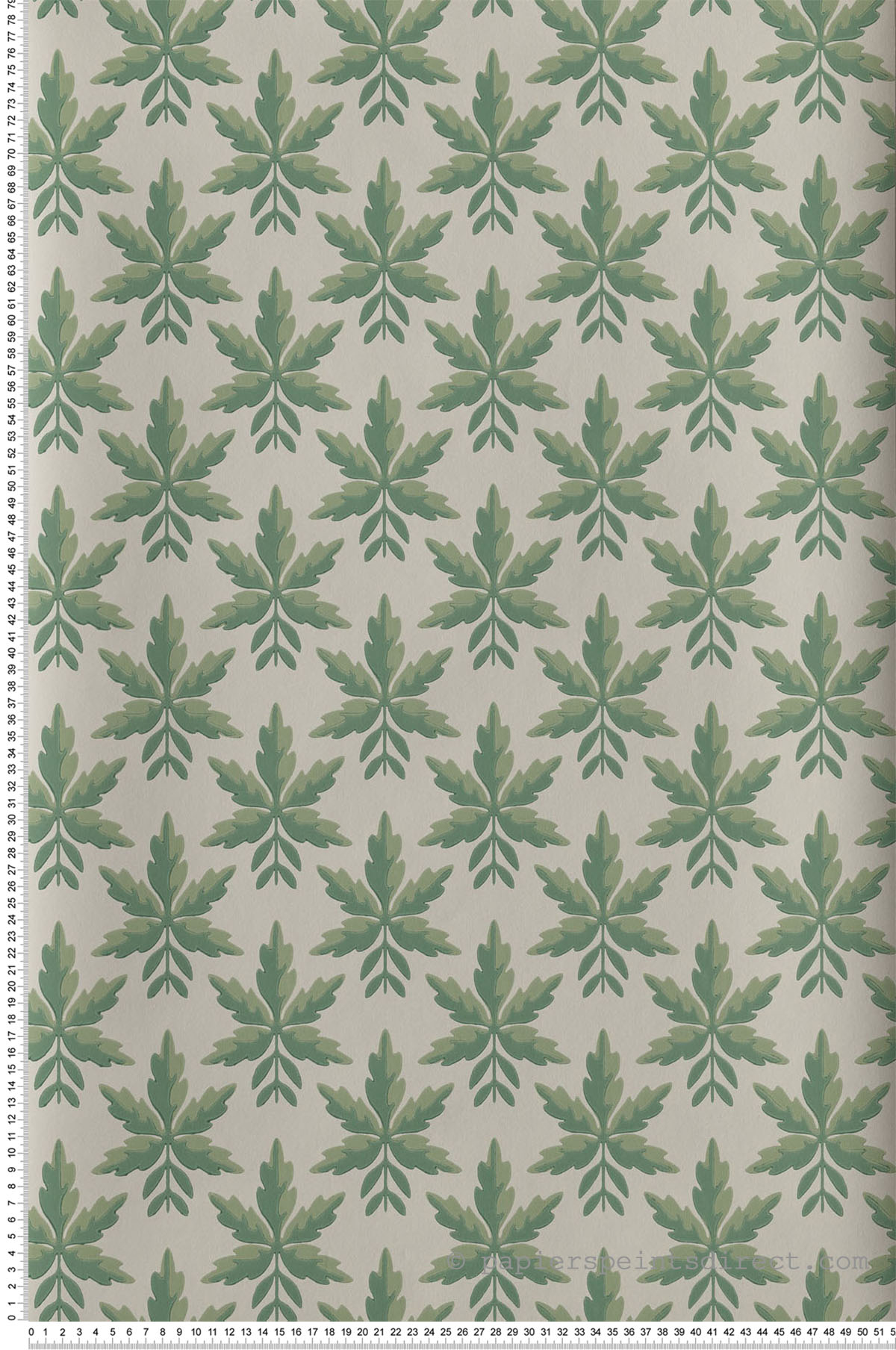 Papier peint feuilles Clutterbuck Lodge - National Trust Papers de Little Greene | Réf. 0245CLLODGE