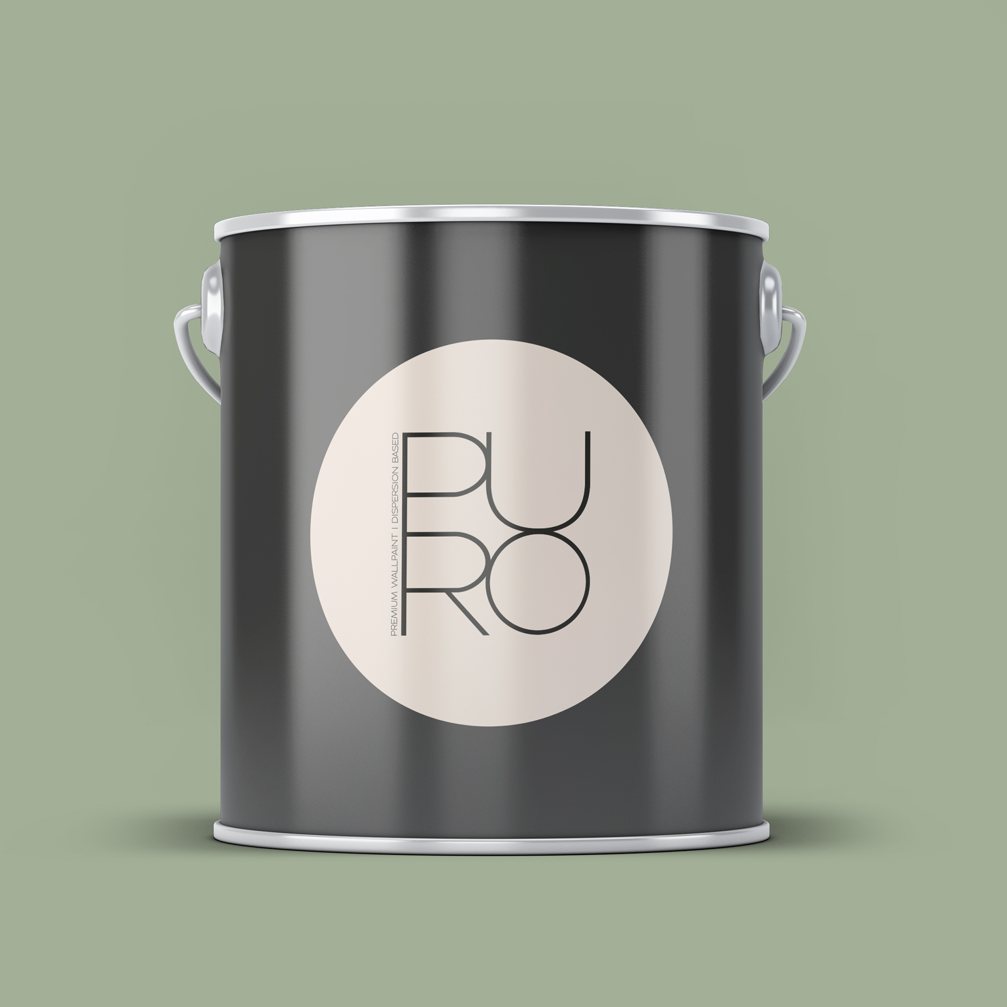 Image d'un pot de 5 litres de peinture Puro vert sage green - c5002